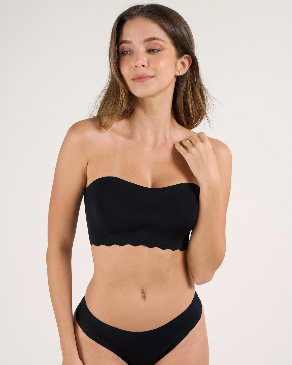 Soutien-gorge invisible push-up sans bretelles en gelée