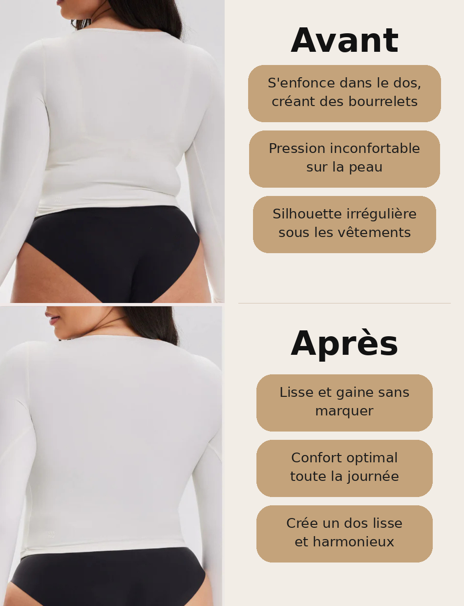 Soutien-gorge push-up et décolleté en V profond, sans armatures, (effet gel)
